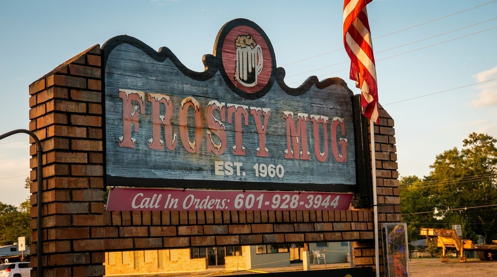 The Brick Sign on South Magnolia Drive