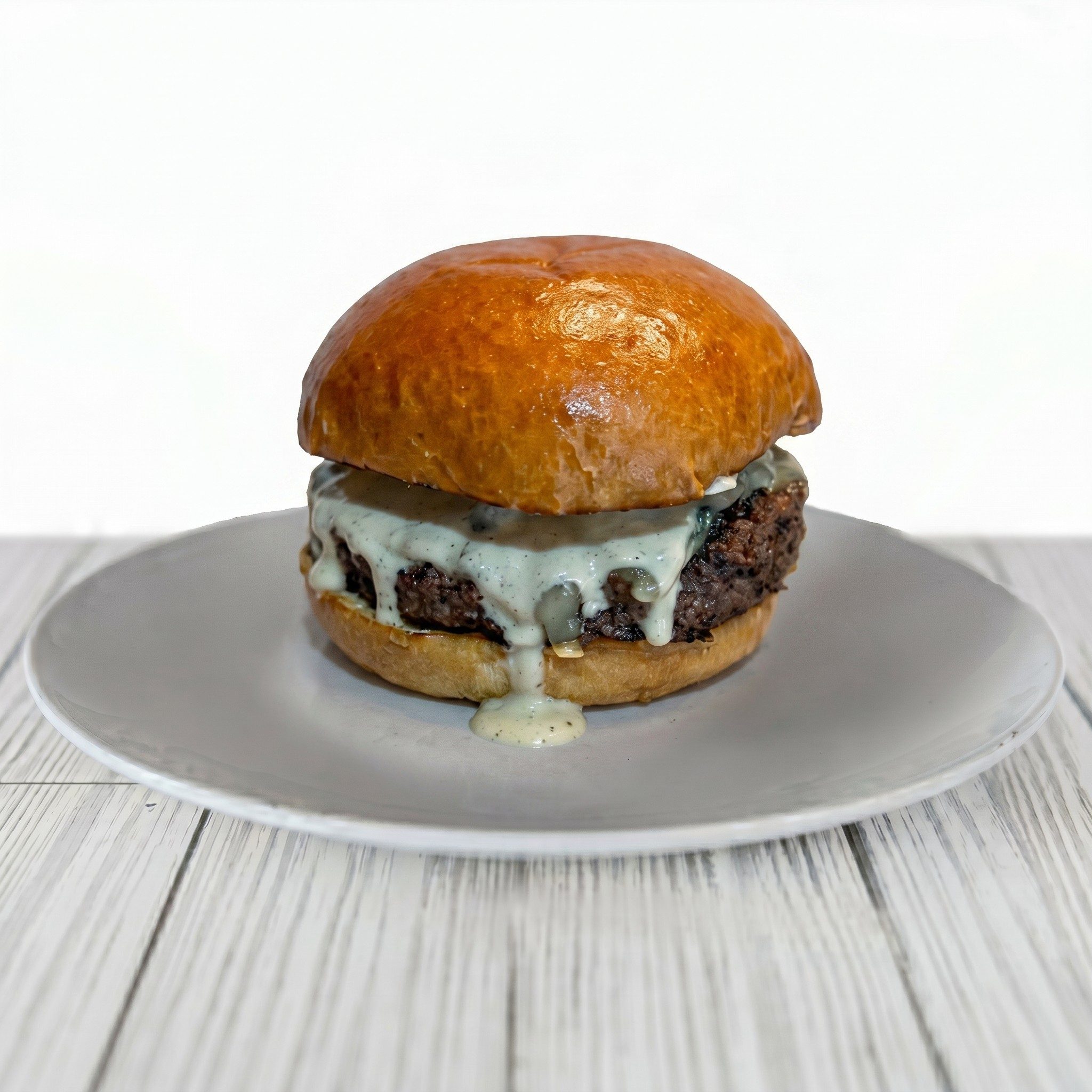 Mushroom Swiss Burger Combo.